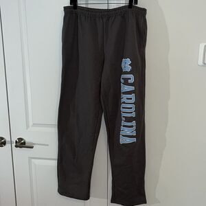 New Dry Blend UNC North Carolina Tar Heels Gray Fleece Sweatpants Men’s 2XL XXL